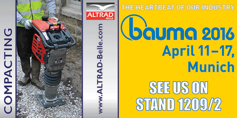 Bauma show in Munich on April 11  17