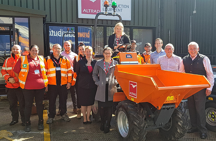 Hirebase invests in the Altrad Belle DX 1000HT Hi-Tip Dumper