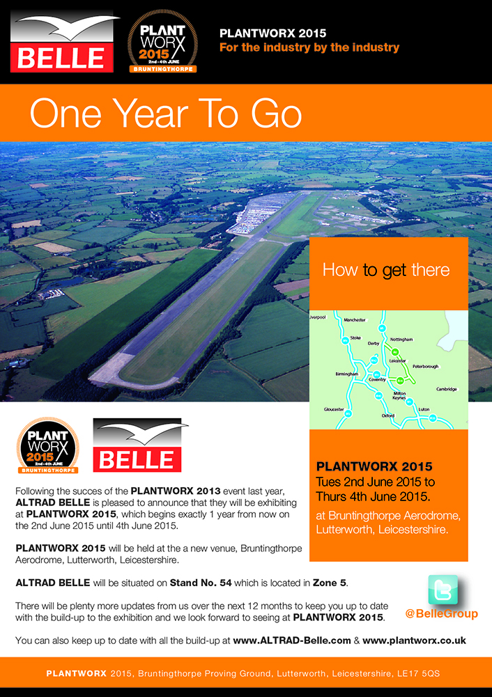 Plantworx 2015 - One Year To Go!