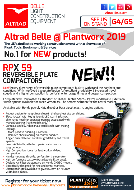 Altrad Belle @ Plantworx ’19 – The NEW RPX 59 Range!