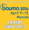 Bauma show in Munich on April 11 17