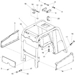 Frame Assembly <br />(Up To Serial No. 043179)
