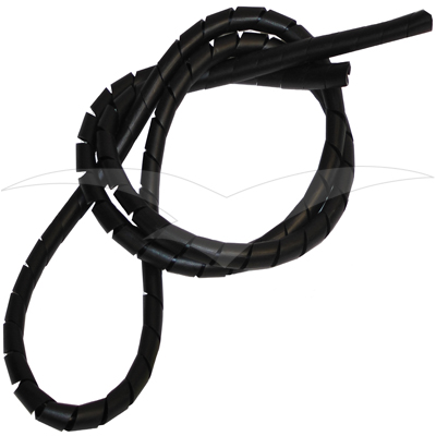 158/99916 - 7mm Id Spiral Wrap Black