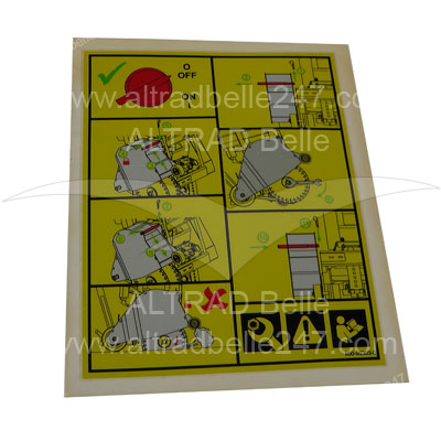 800/99303 - Duo 350x Blade Guard Decal