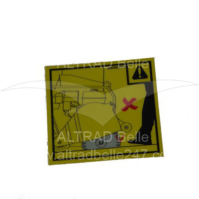 800/99575 - Decal Risk Of Cutting