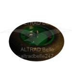 021412 - Spare Wheel 3.5-8 Green Rim