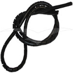 158/99916 - 7mm Id Spiral Wrap Black