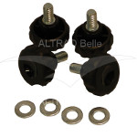 171.2.028 - Plastic Knob Kit 4units M10x20