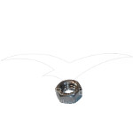 8/8003 - Nut - M8 Left Hand Bzp