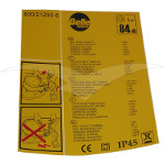 800/21260 - Decal Mtr Rating 110v-50 Euro1
