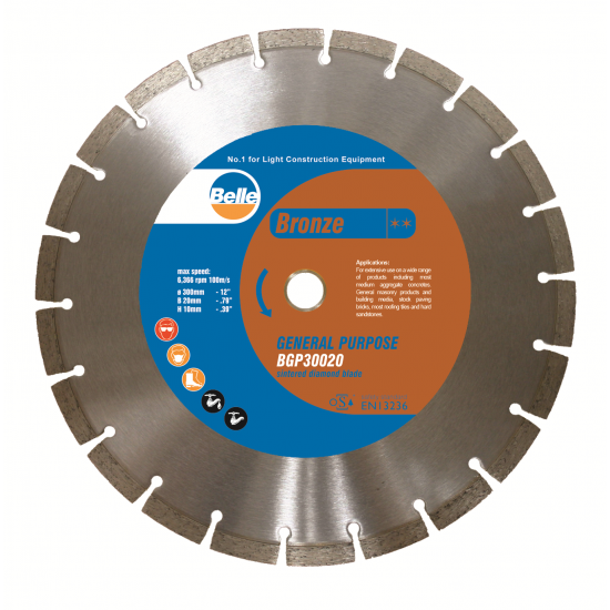 Bronze General Masonry (BGP) Diamond Blades Bronze General Masonry (BGP) Diamond Blades