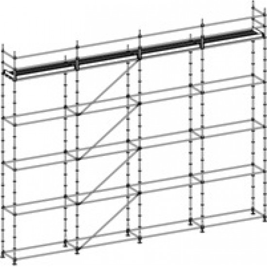 Facade Scaffold 3 Decks Without Access Decks