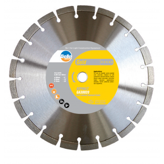Gold Asphalt (GA) Diamond Blades Gold Asphalt (GA) Diamond Blades