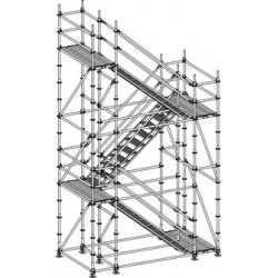 Plettac Medium Duty Staircase Kit Complete with 4 decks podium. Plettac Medium Duty Staircase Kit Complete with 4 decks podium.