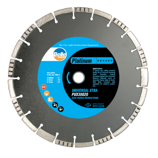 Platinum Universal Xtra (PUX) Diamond Blades Platinum Universal Xtra (PUX) Diamond Blades